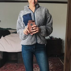 Electric and Rose Sherpa Jacket